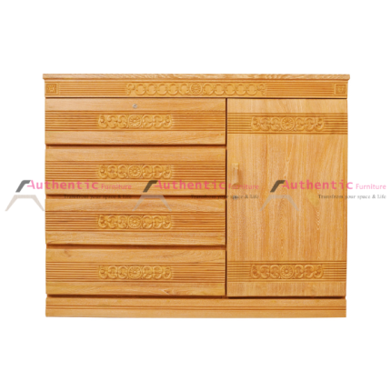Burma Teak Wardrobe I Model - 751