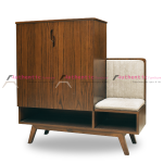 Shoe Rack With Seater I Model - 018